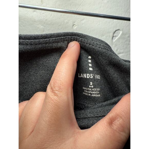 Lands end gray flare relaxed stretch yoga‎ pants womens small comfort hiking - Picture 2 of 6